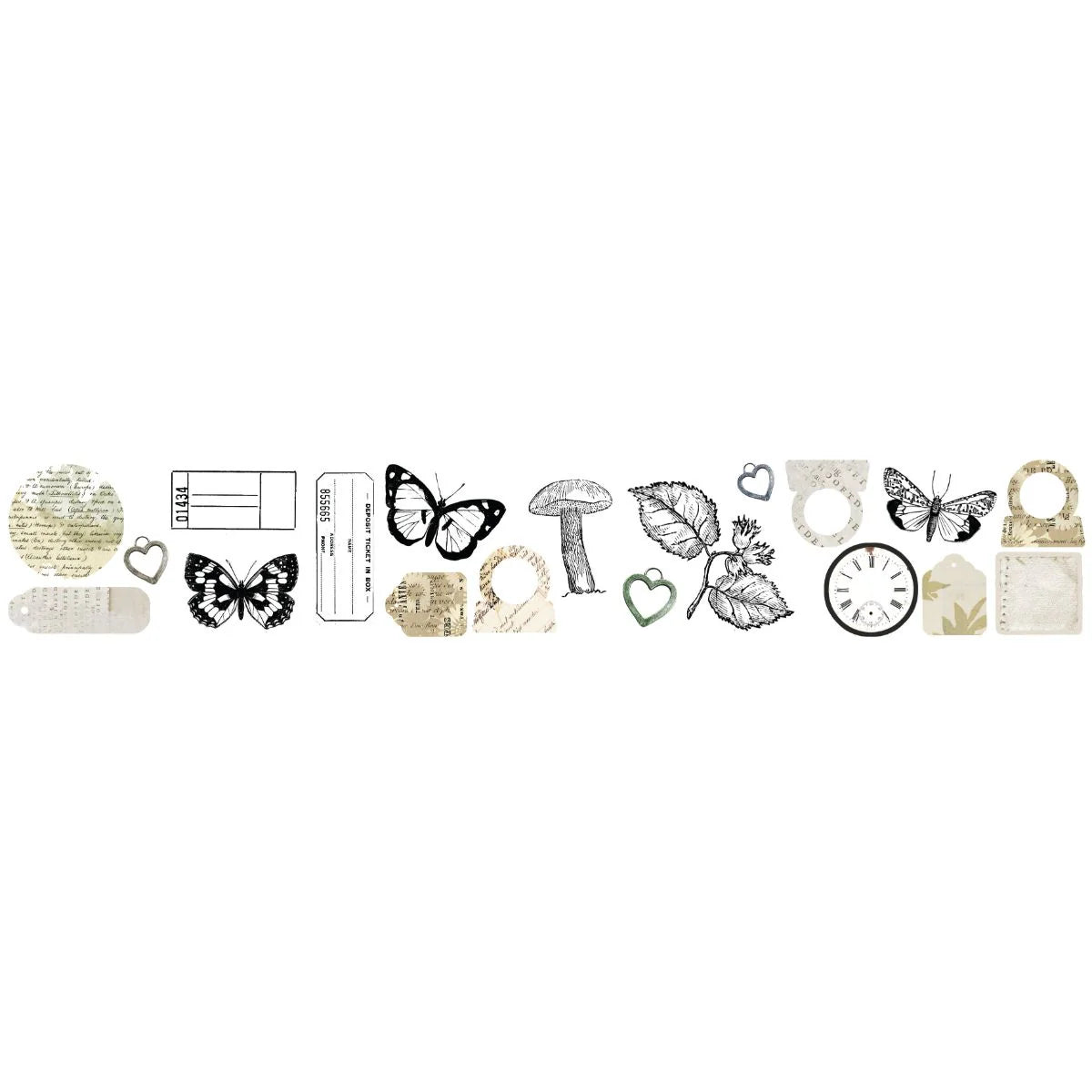 Arden Creative Studio Vintage Makers Kiss-Cut PET Tape - Essentials